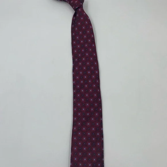 David Donahue Elegant Red and Blue Ties Luxury - Picture 6 of 6